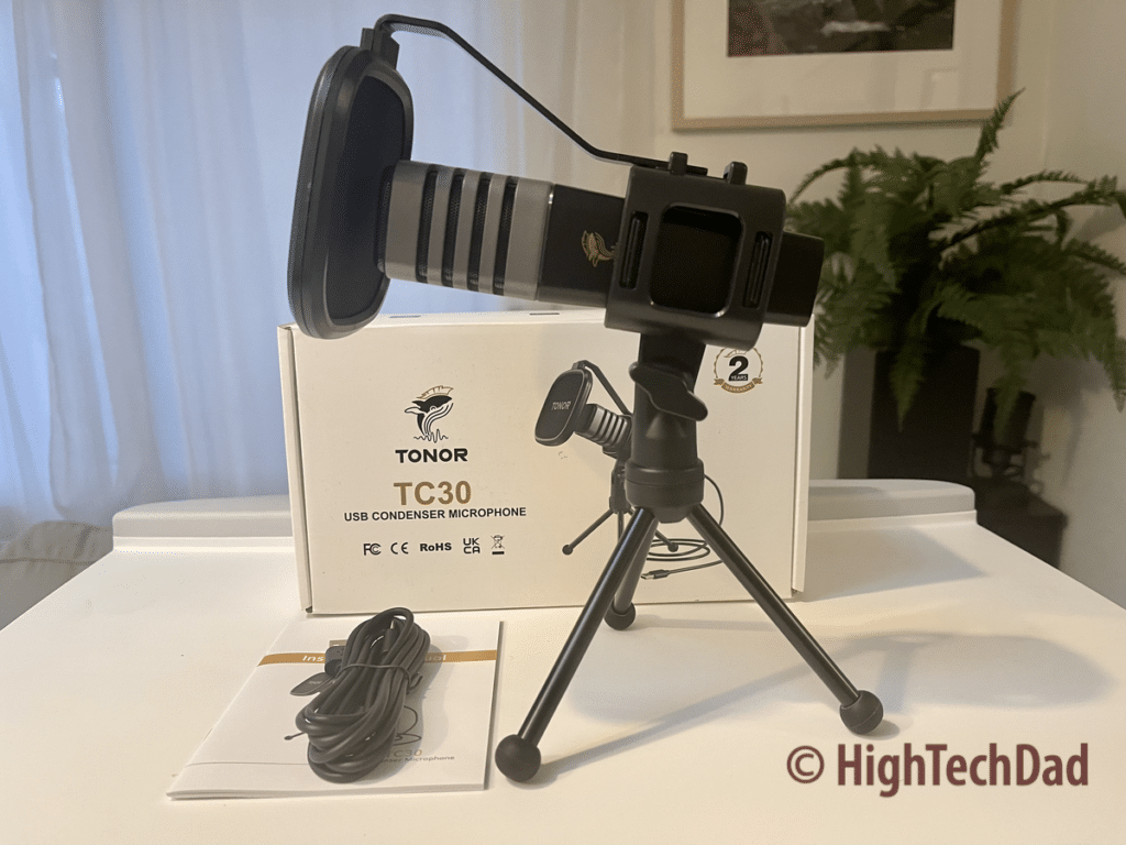 The USB TONOR TC30 Mic includes Everything for Work, Streaming & Podcasting  - Review - HighTechDad™