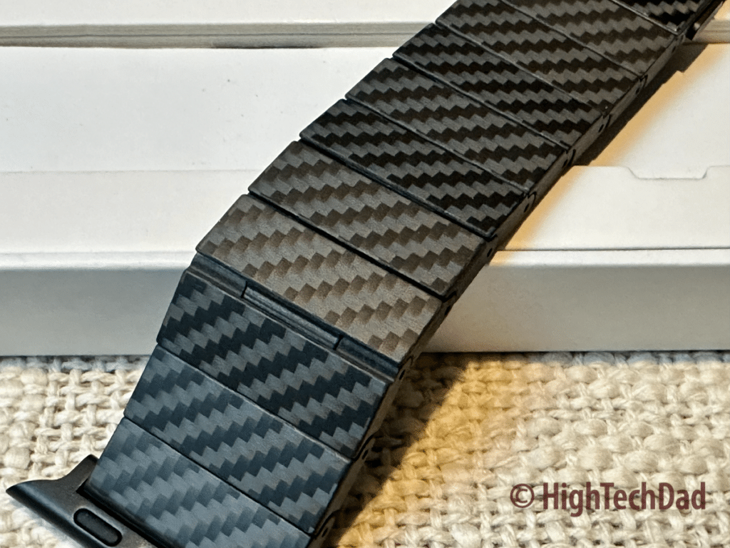 Modern, Lightweight, Durable - Carbon Review Band Apple Watch - Fiber HighTechDad™ PITAKA