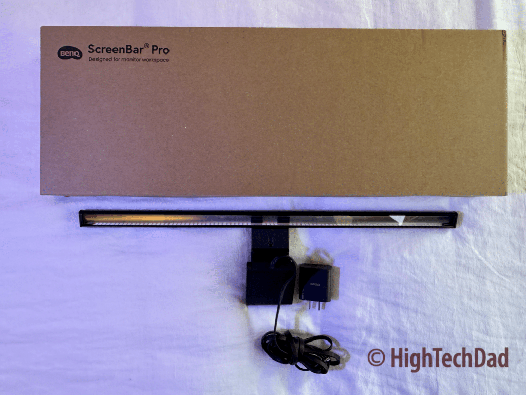 Unboxed ScreenBar Pro - BenQ ScreenBar Pro - HighTechDad Review