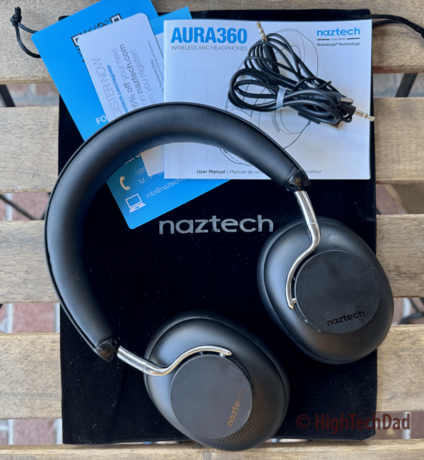 Naztech AURA 360 ANC headphones - HighTechDad review