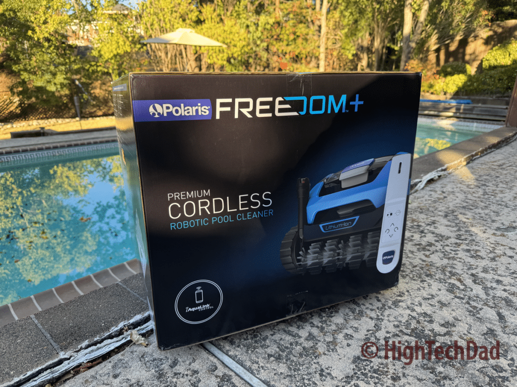 In the box - Polaris Freedom Plus robotic pool cleaner - HighTechDad review