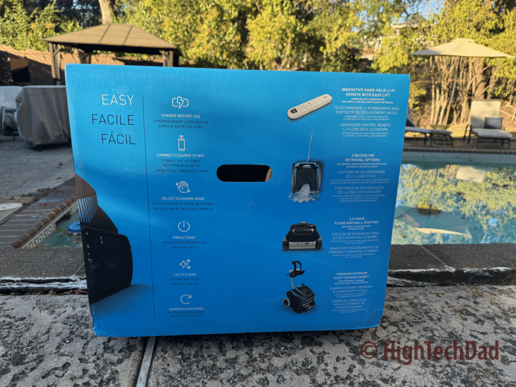 Key features - Polaris Freedom Plus robotic pool cleaner - HighTechDad review