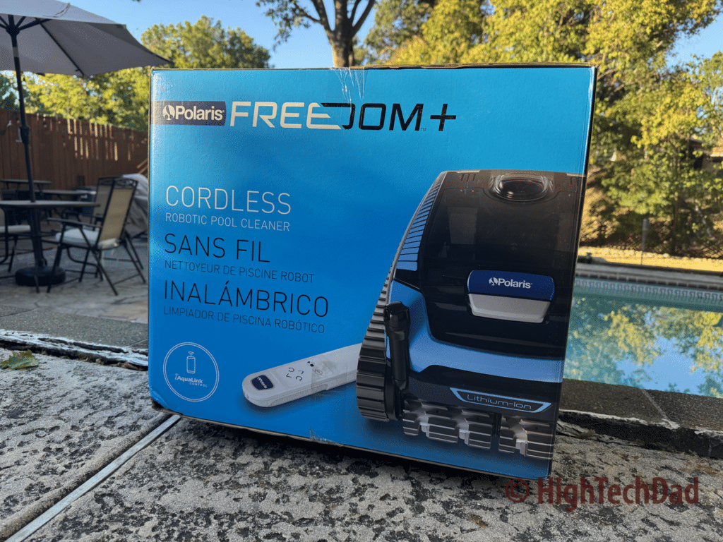 Polaris Freedom Plus robotic pool cleaner - HighTechDad review