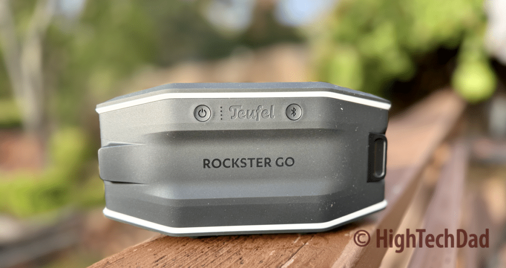 Back of the ROCKSTER GO 2 - Fender x Teufel ROCKSTER GO 2 - HighTechDad Review